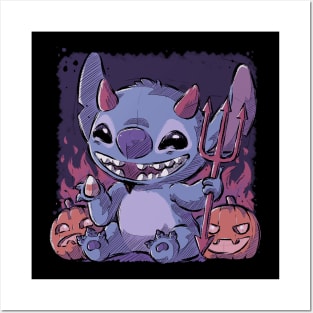 Halloween Stitch Posters and Art